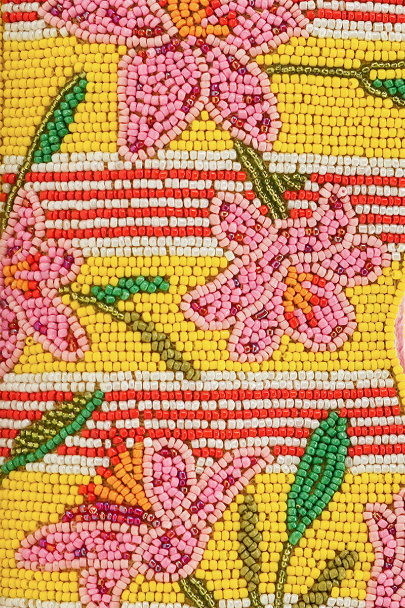 Lily Pond Artisan Beaded Feminine Handheld Clutch