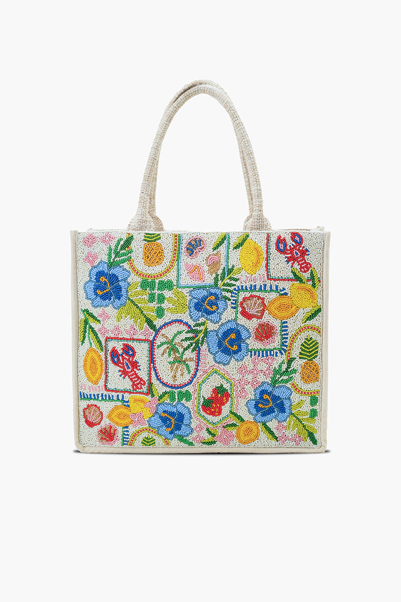 Capri Zest Lemon Strawberry Hibiscus Book Tote