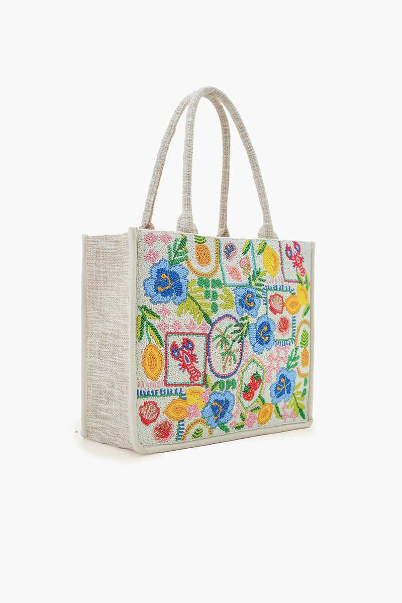 Capri Zest Lemon Strawberry Hibiscus Book Tote | View 4