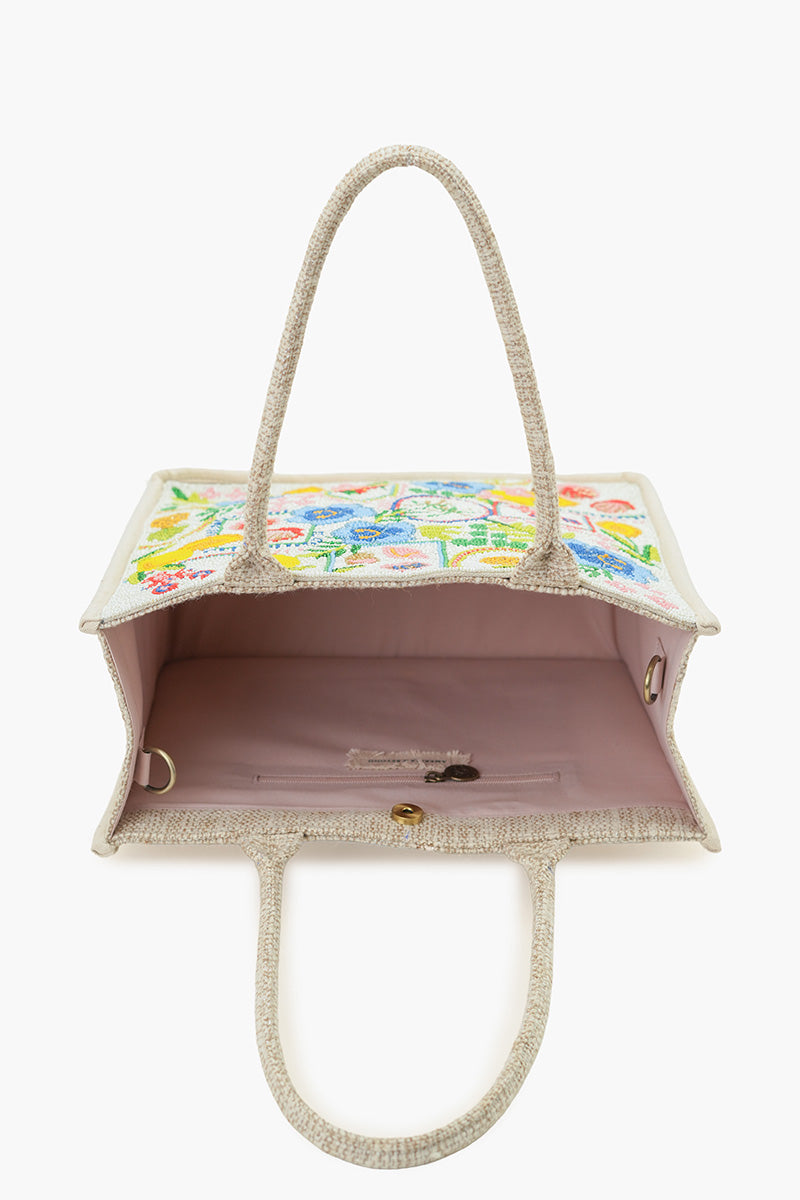 Capri Zest Lemon Strawberry Hibiscus Book Tote | View 6