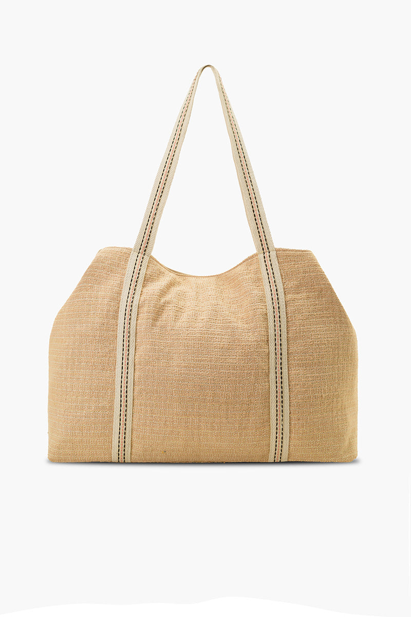 Riviera Chic "La Dolce Vita" Beaded Oversized Tote | View 5