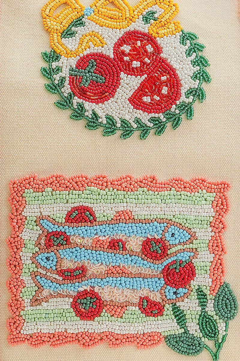 Postcard From Italy Beaded Boat Tote | View 3