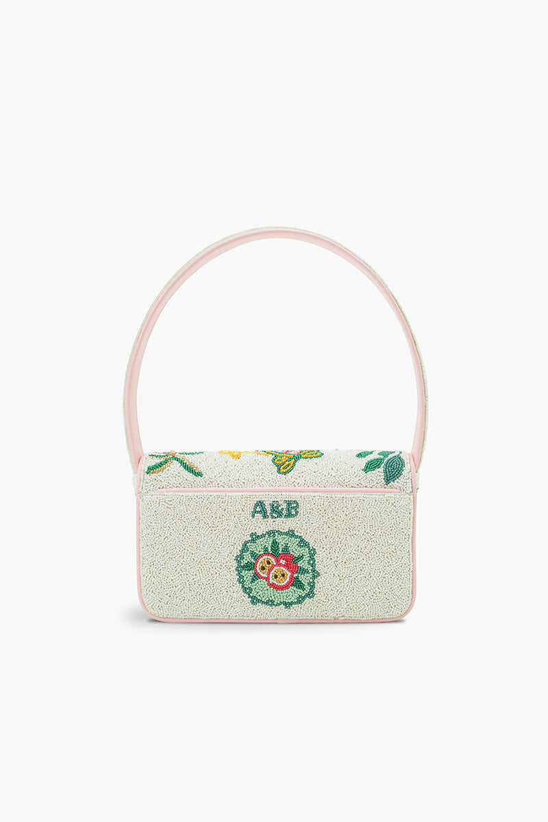 Postcard From Italy Beaded Shoulder Bag