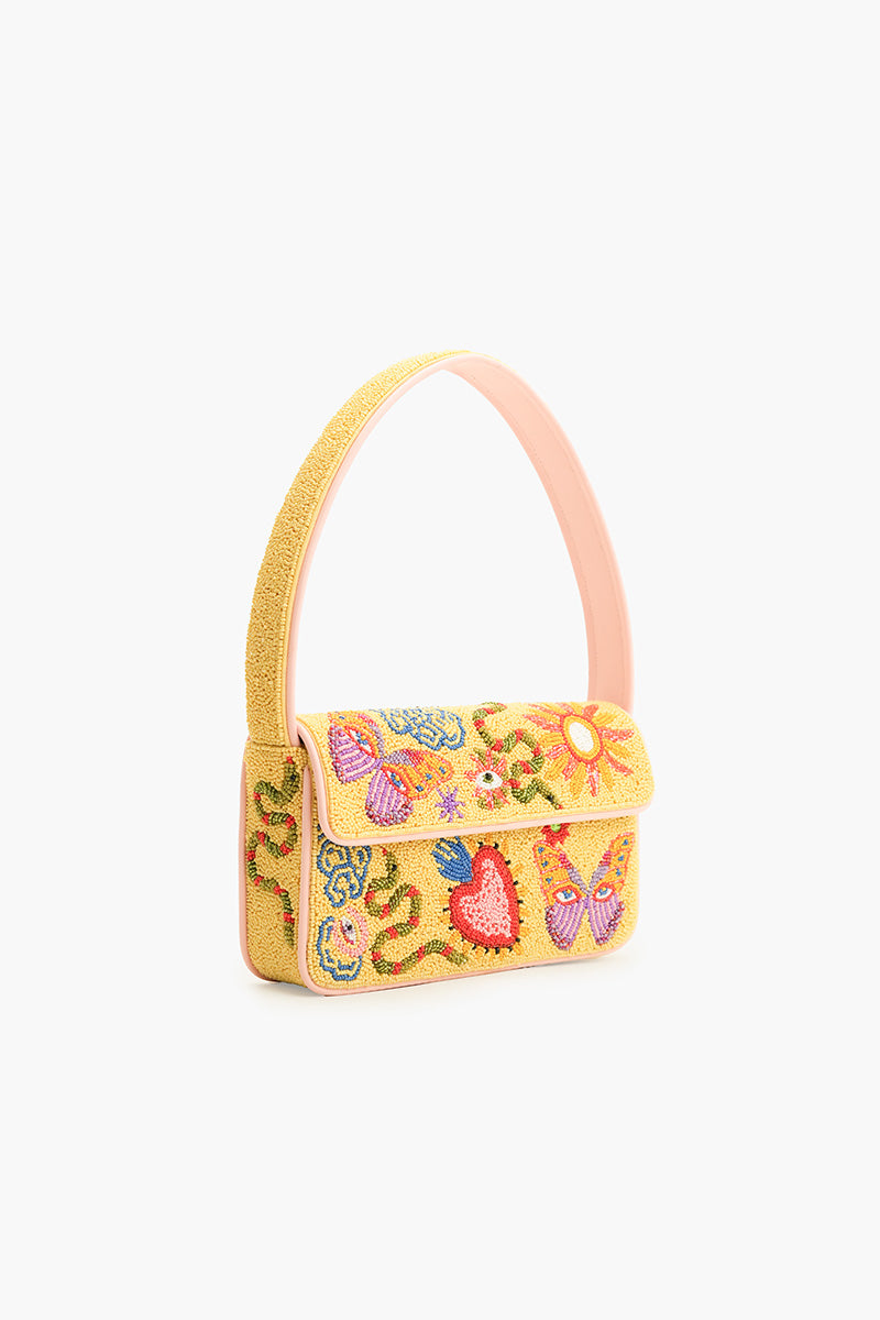 Whimsical Butterfly Beaded Shoulder Bag | View 4