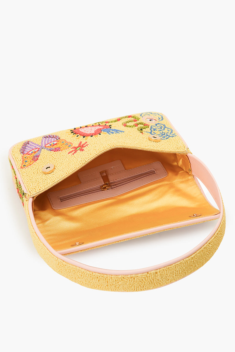 Whimsical Butterfly Beaded Shoulder Bag | View 6