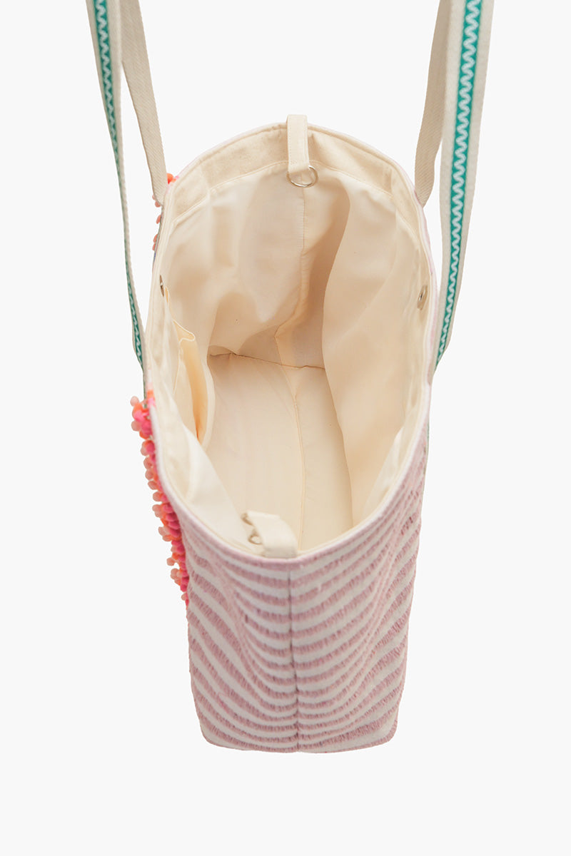 Ultimate Summer Vacay Beaded Oversized Tote