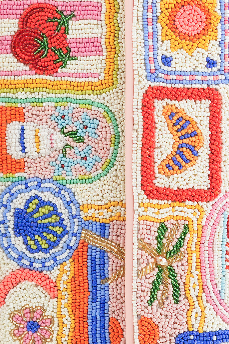 Ultimate Summer Vacay Beaded Shoulder Bag