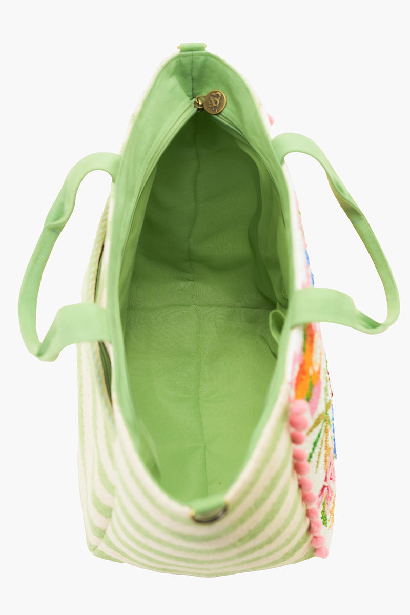 Zesty Orchard Orange Lemon Floral Tote | View 6