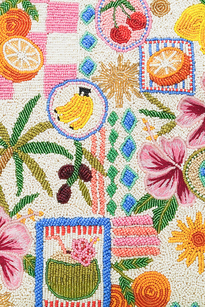 Zesty Orchard Orange Lemon Floral Tote | View 3