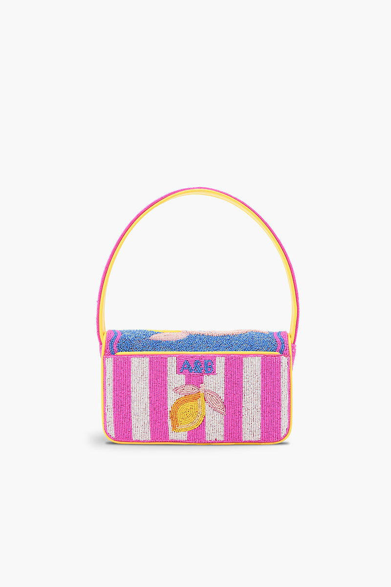 Limoncello Dream Hand-Beaded Shoulder Bag | View 5