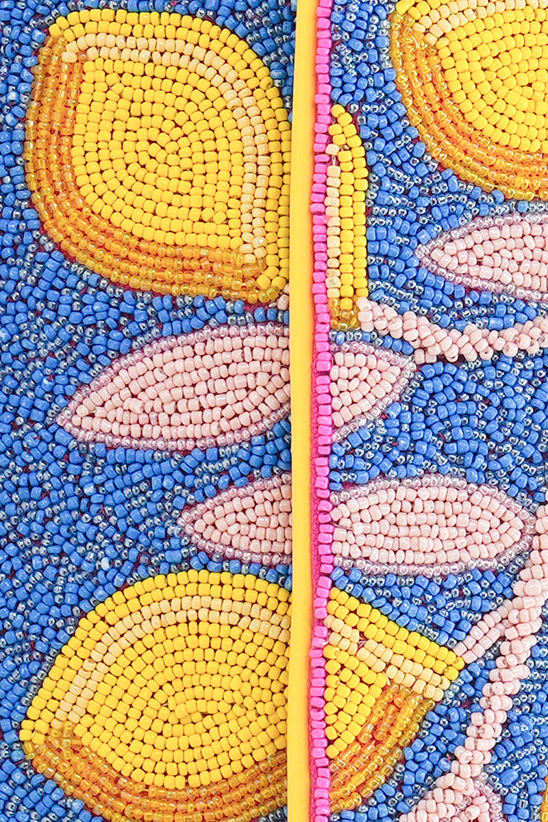 Limoncello Dream Hand-Beaded Shoulder Bag | View 3