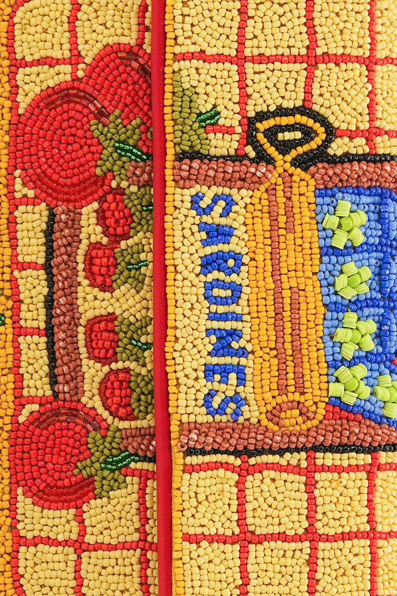 Deep Sea Sardine Beaded Coastal Shoulder Bag | View 3