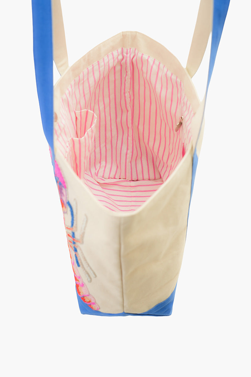 Rock Lobster Coastal Artisnal Boat Tote | View 5