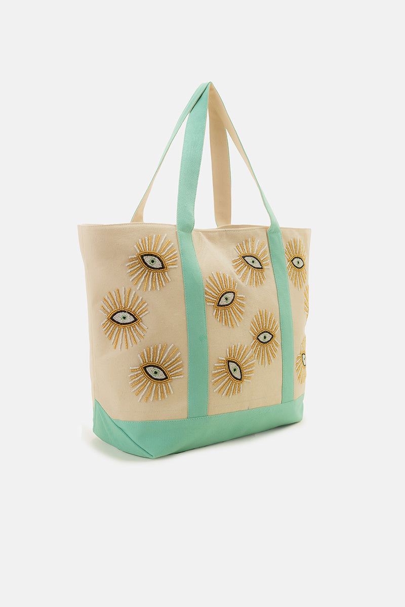 Mystic Protection Evil Eye Boat Tote