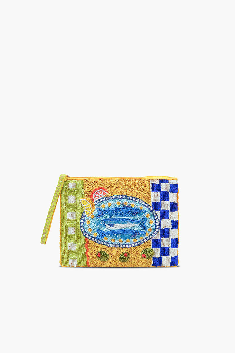Mediterranean Sardine Wristlet Clutch | view 1