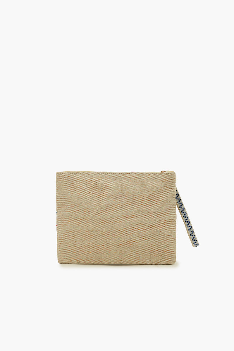 New England Lobster Beaded Wristlet Clutch