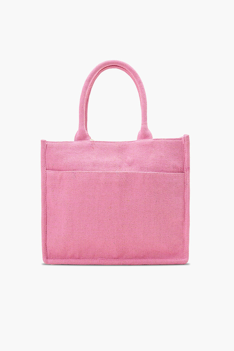 Pickleball Play Hand-Beaded Large Book Tote
