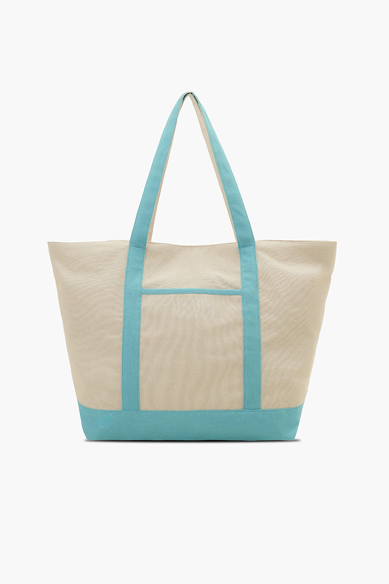 Mahjong Harbor Fully Hand-Beaded Large Boat Tote | View 4