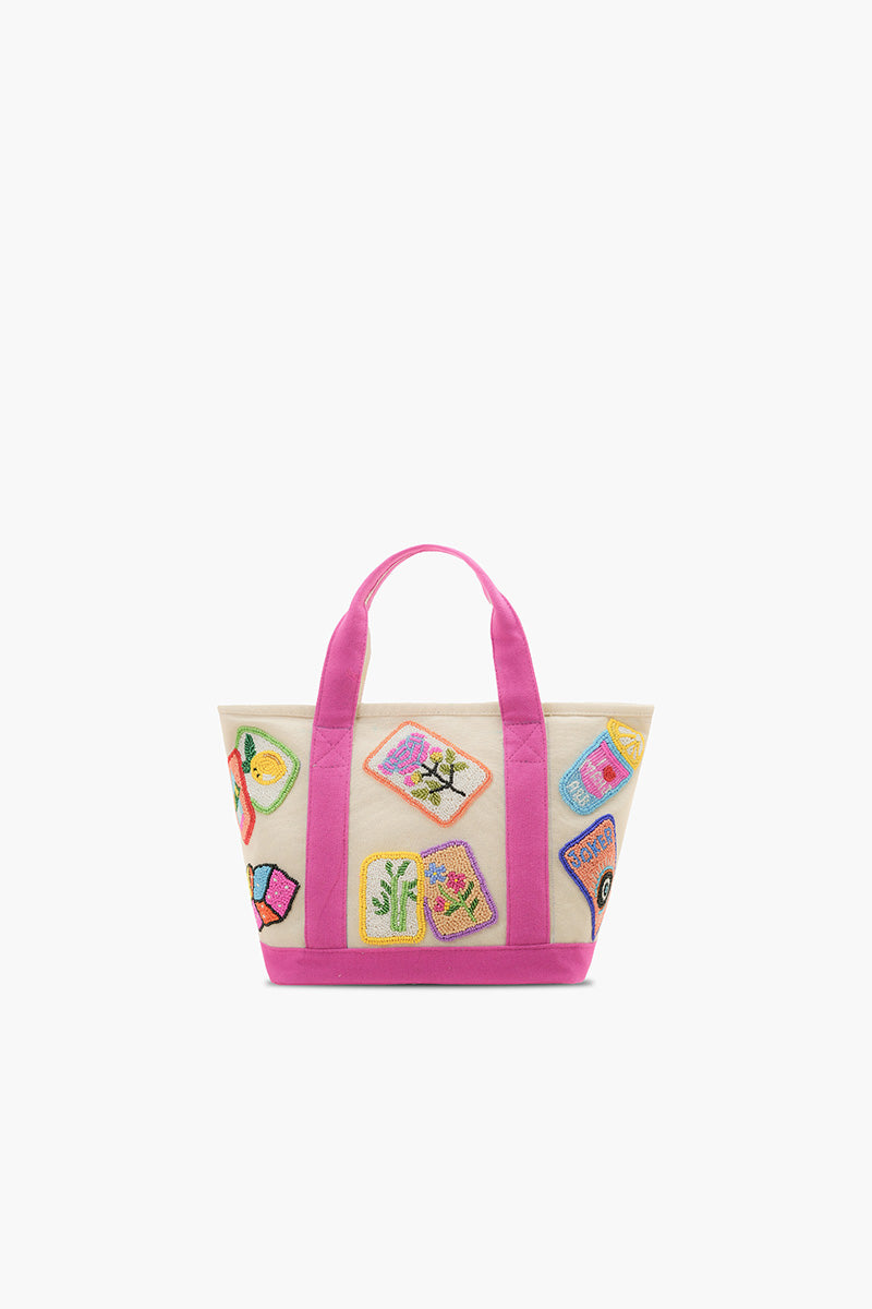 Mahjong Sail Hand-Beaded Small Boat Tote | View 2