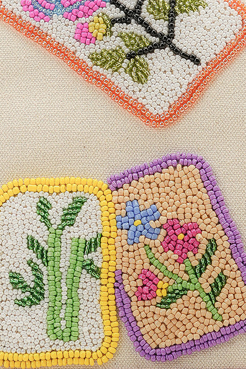 Mahjong Sail Hand-Beaded Small Boat Tote | View 3