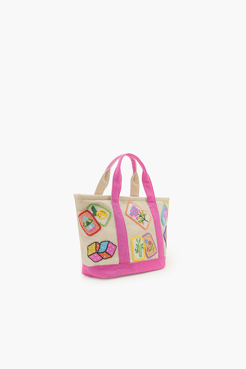Mahjong Sail Hand-Beaded Small Boat Tote | View 4