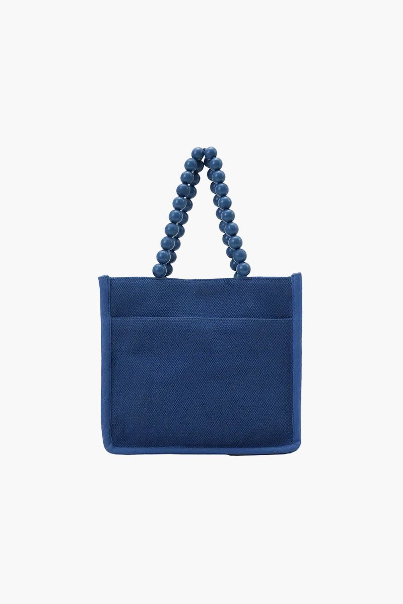 Dinks & Drinks Fully Hand-Beaded Large Statement Tote | View 2