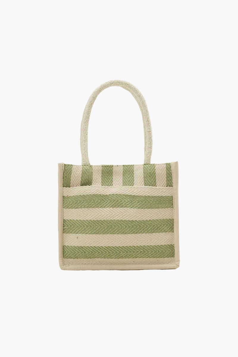 Pickleball Petite Hand-Beaded Small Tote | View 2