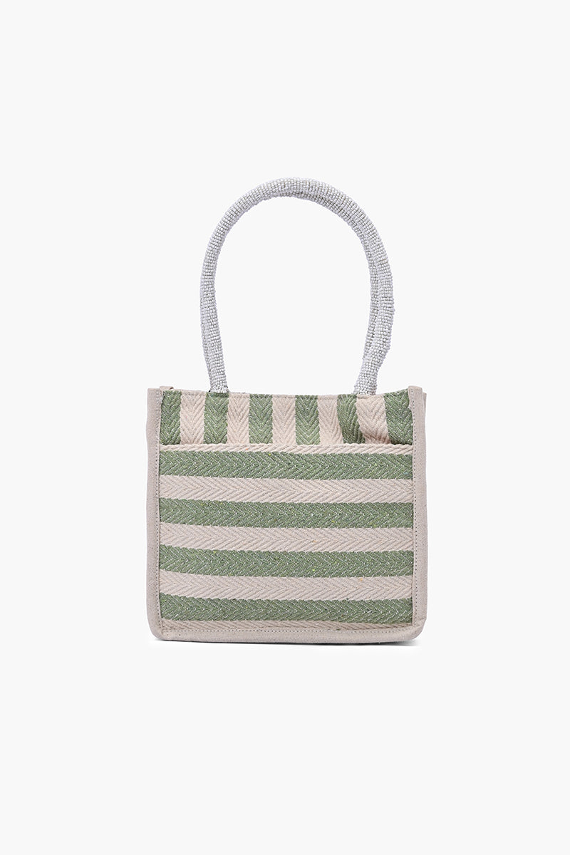 Pickleball Petite Hand-Beaded Small Tote | View 5