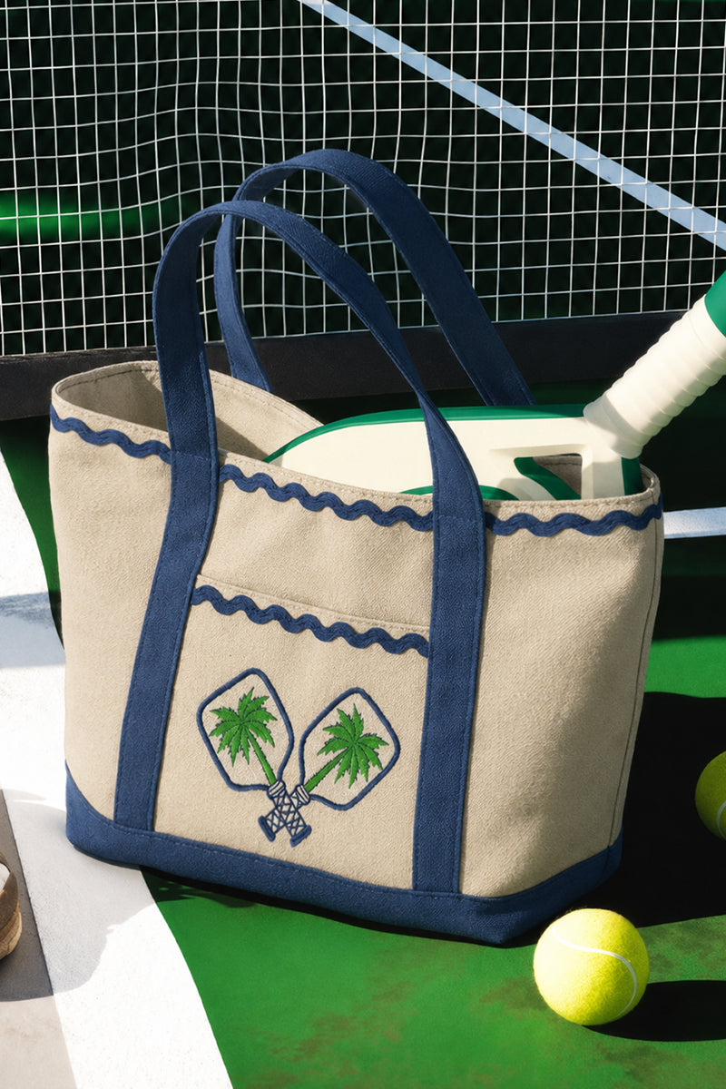 The Ace Embroidered Pickleball Large Tote