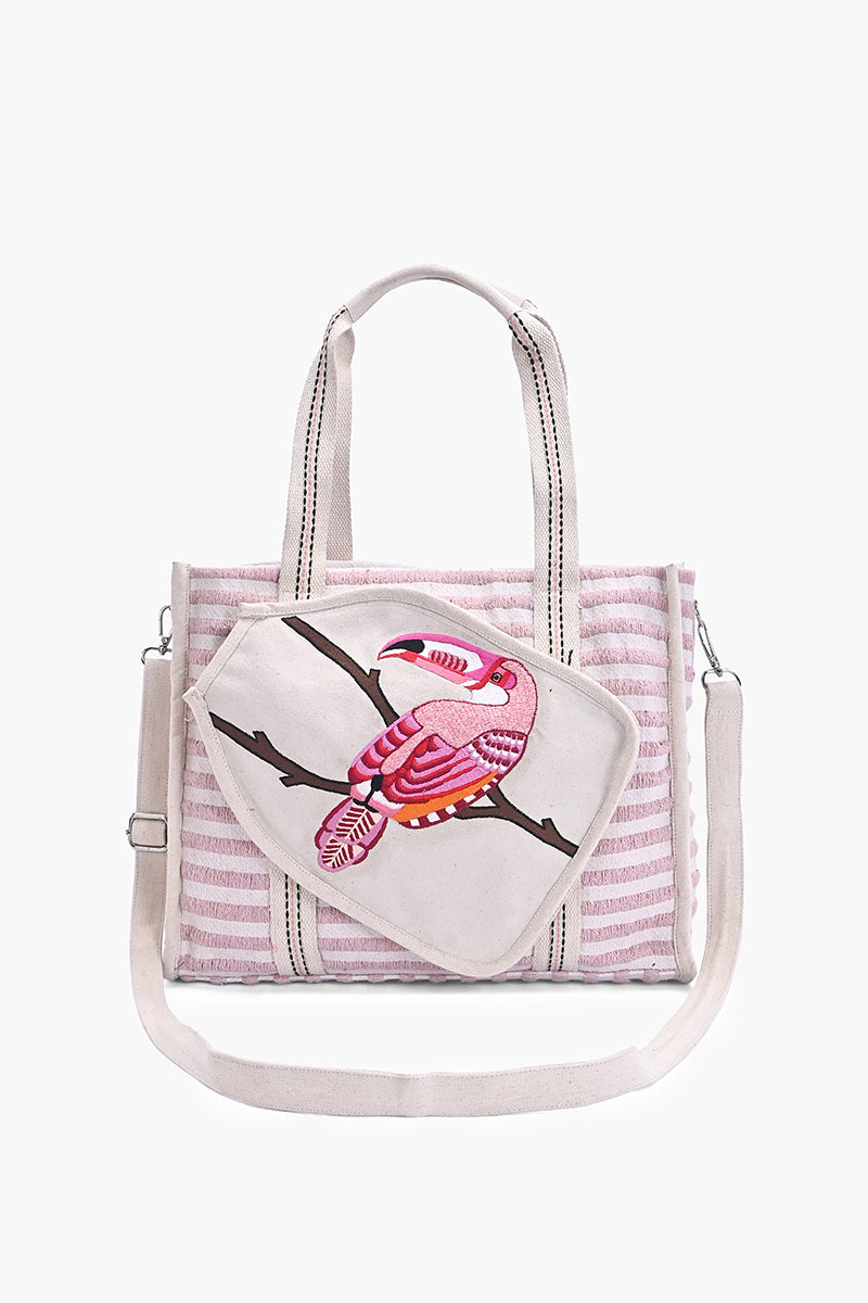 Tropical Toucan Artisan Pickleball Tote | View 6