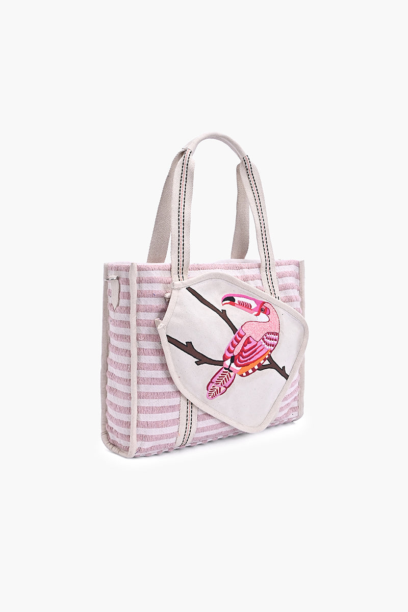 Tropical Toucan Artisan Pickleball Tote | View 3