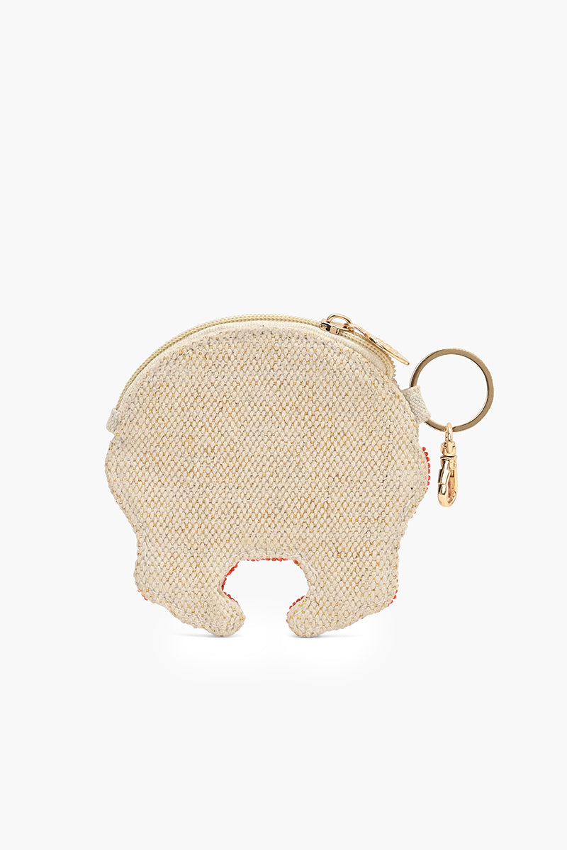 Crimson Crab Beaded Coin Pouch | View 4