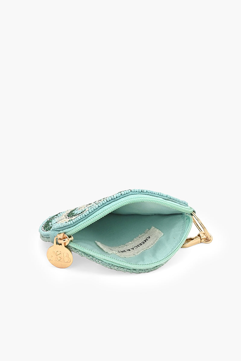 Nautilus Spiral Beaded Coin Pouch | View 5
