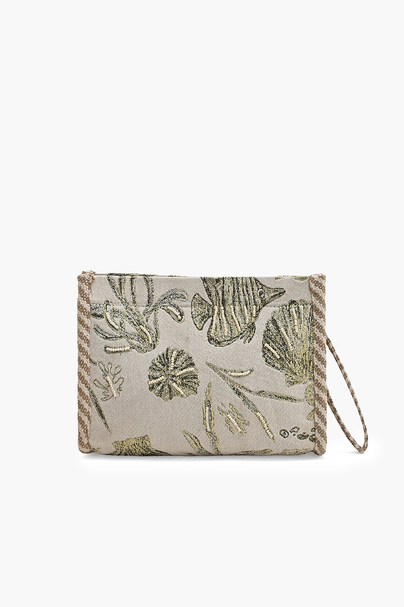 The Glitter Aqua Life Clutch