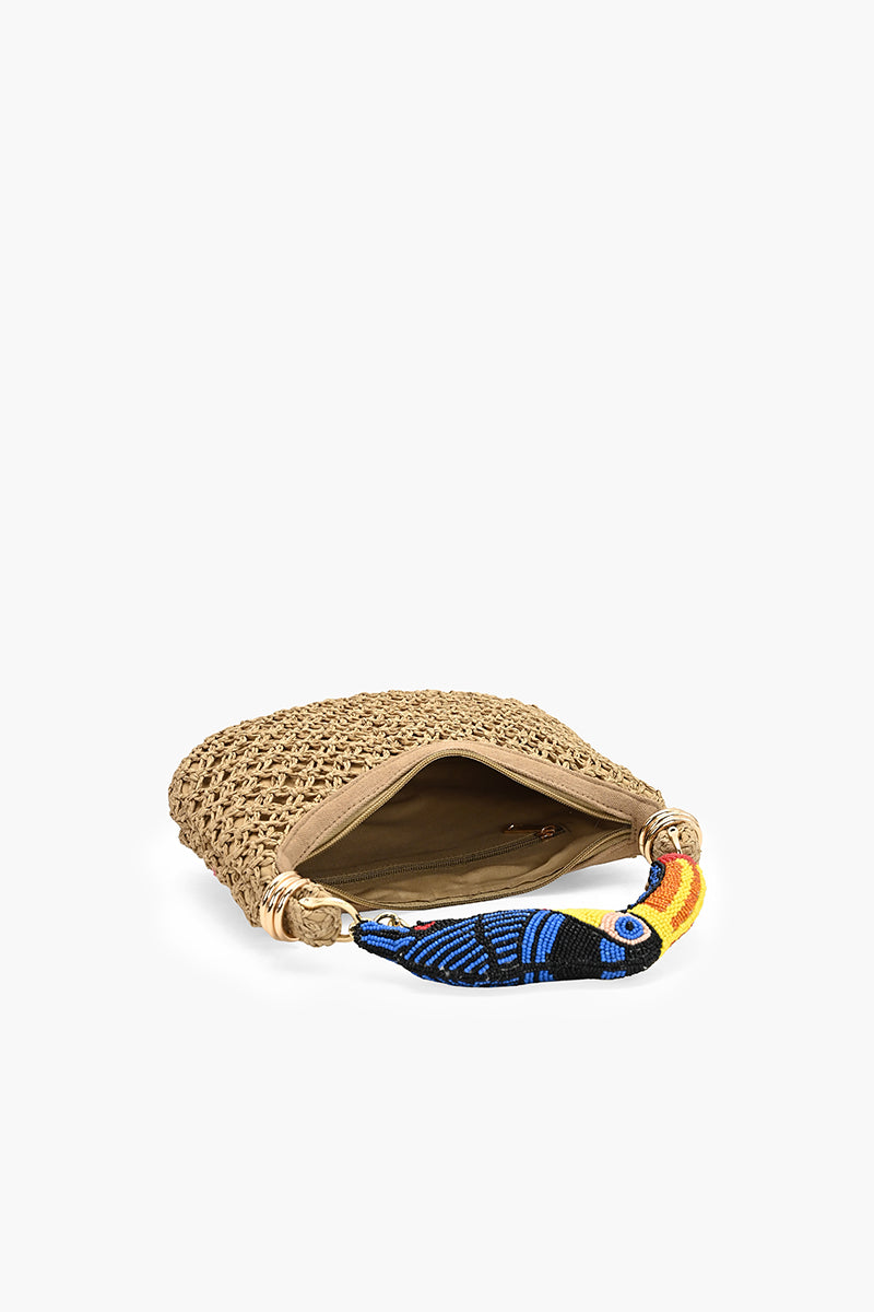 Bird of Paradise Braided Hobo Bag | View 6