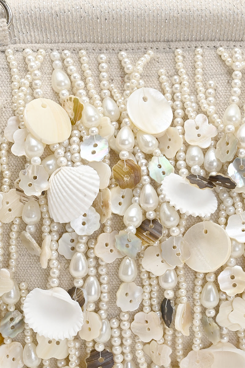 Riviera Pearl Evening Clutch