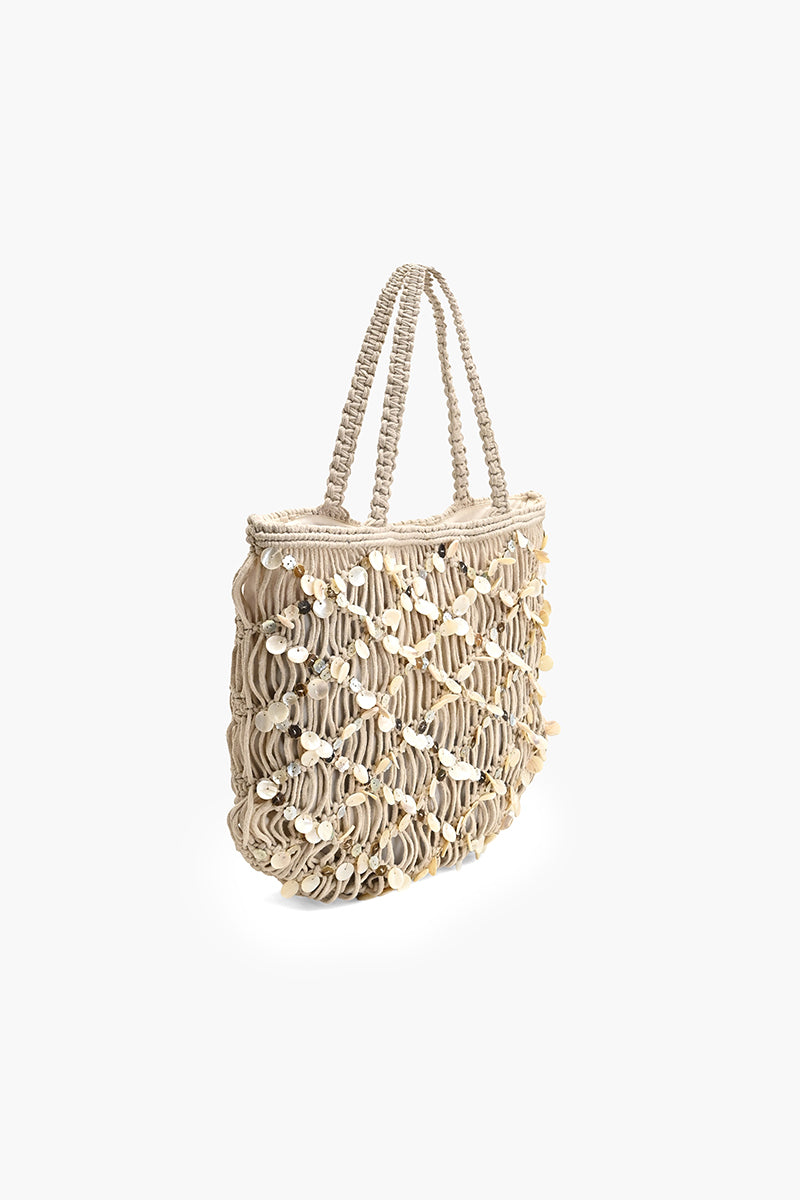 Coastal Chic Knotted Carryall Tote