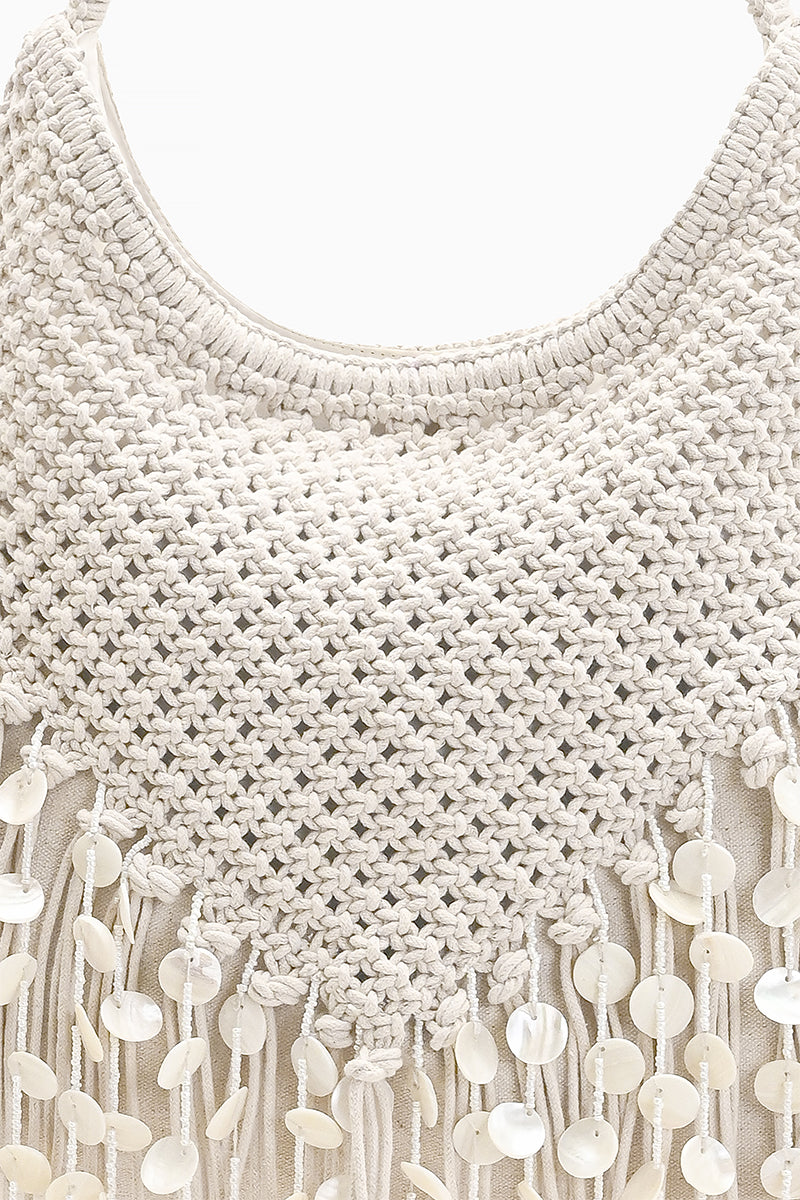 Shoreline Soiree Fringe Hobo Bag | View 3