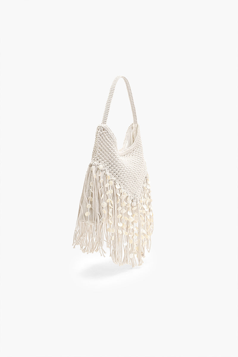 Shoreline Soiree Fringe Hobo Bag | View 4