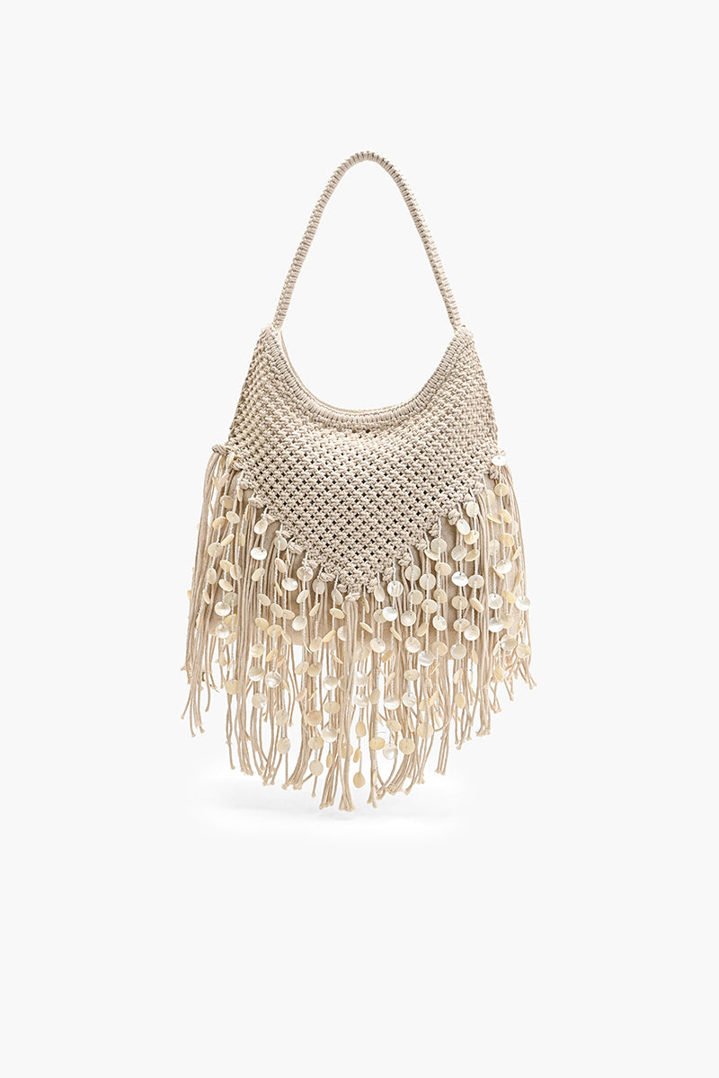 Shoreline Soiree Fringe Hobo Bag | View 4