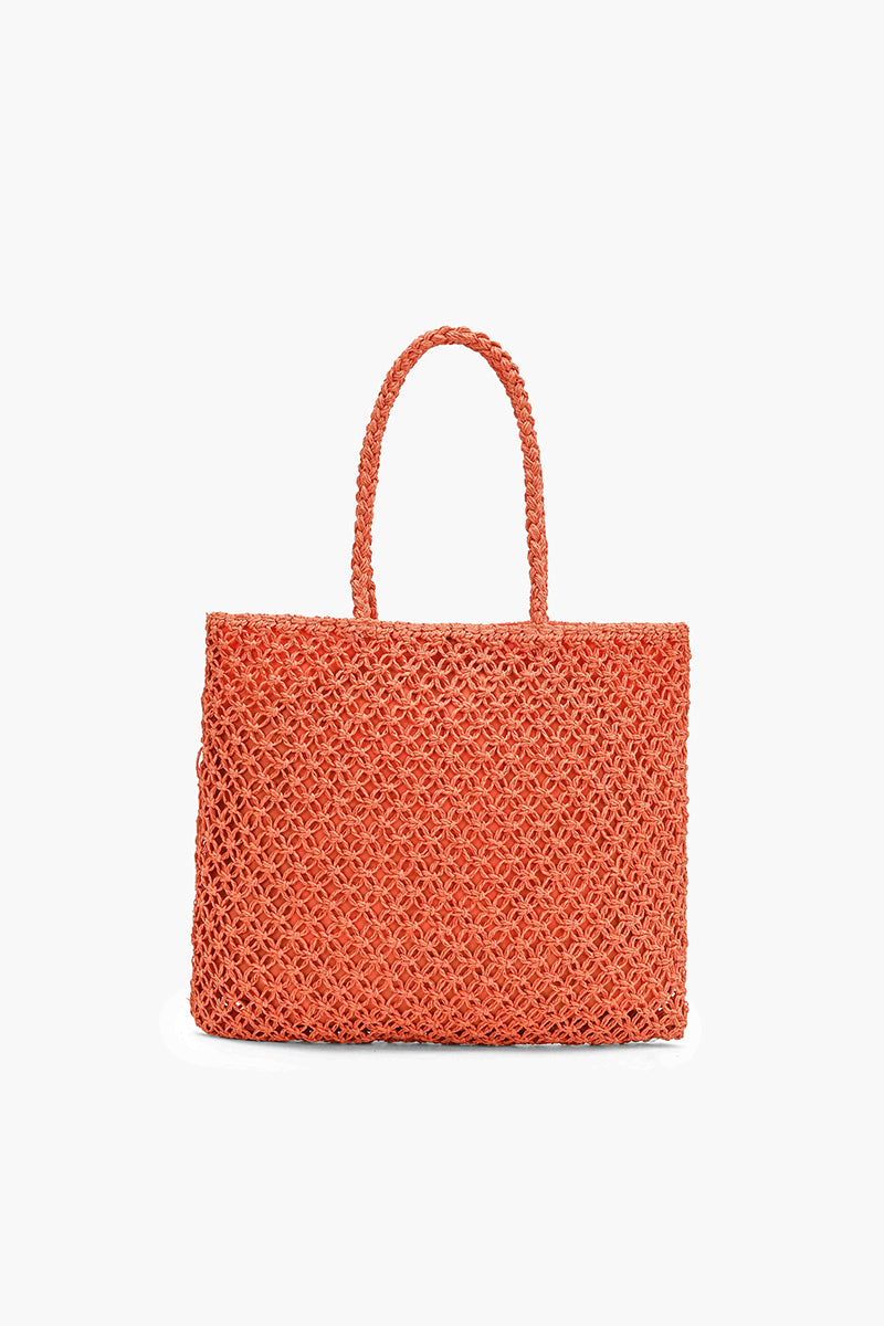 Sea La Vie Coral Raffia Beach Tote | View 4