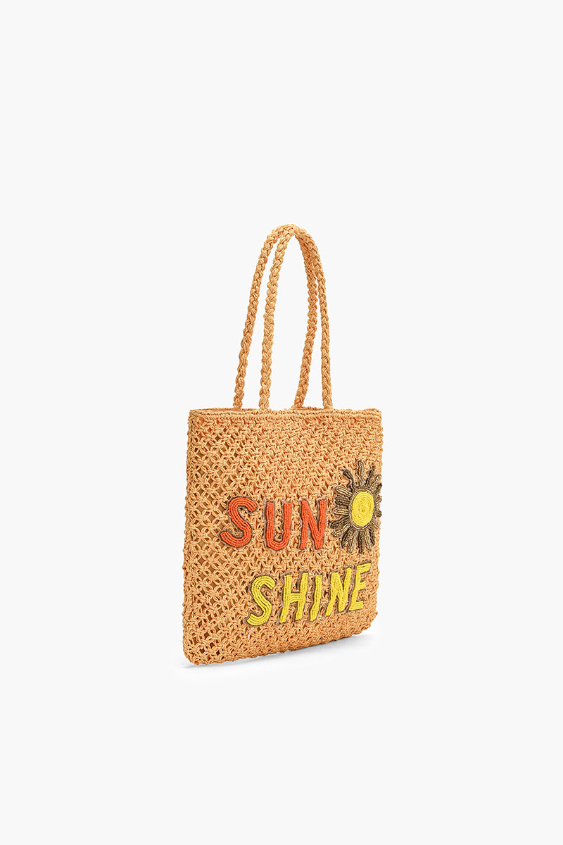 Chasing Sun Shine Raffia Tote Bag | View 4