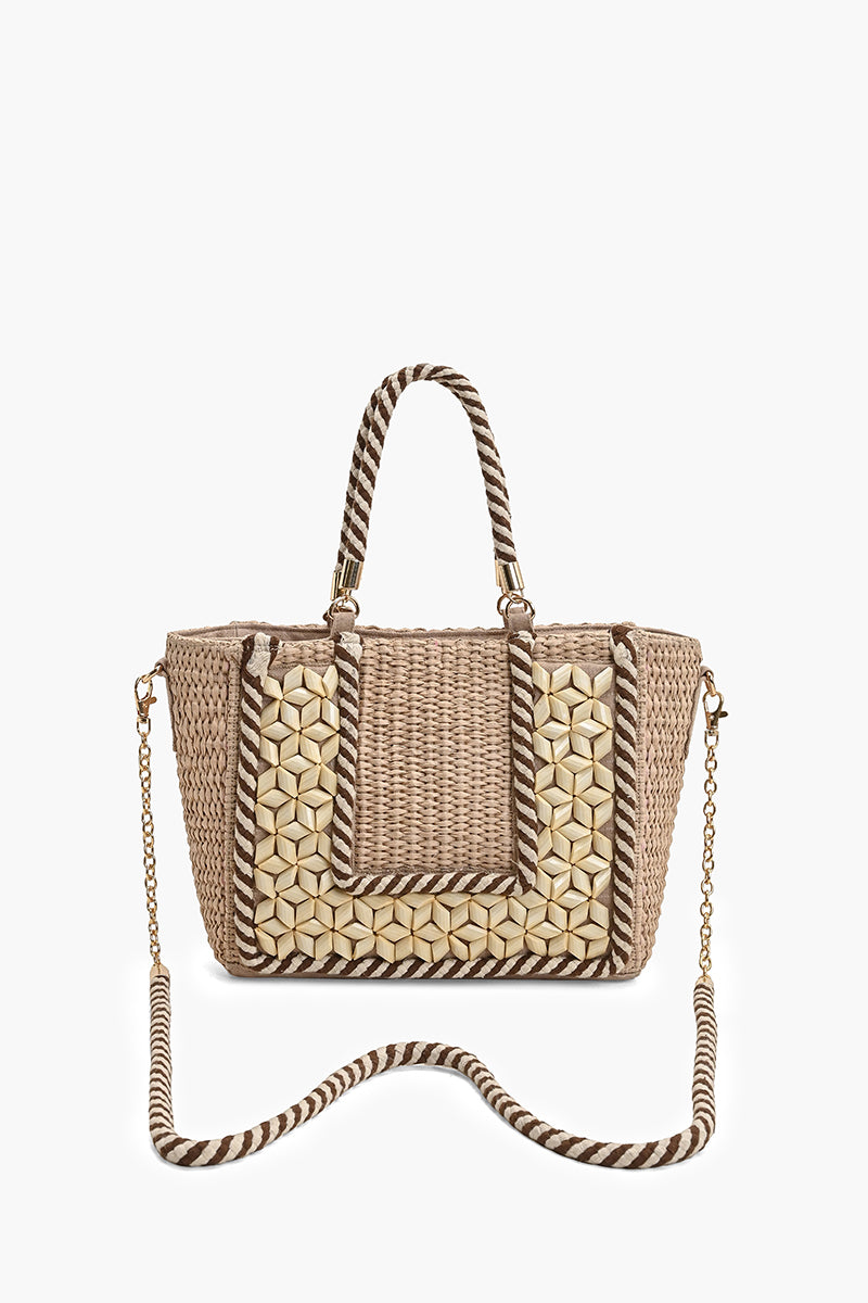 Hand-Corded Geometric Tote | View 2