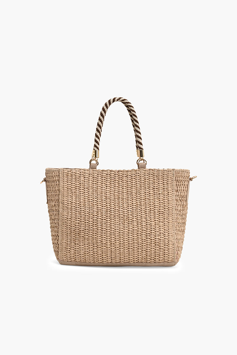 Hand-Corded Geometric Tote | View 5