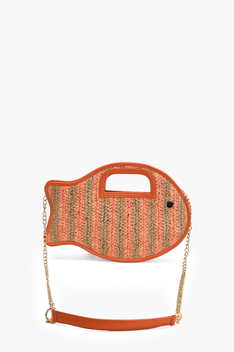 Striped Snapper Top Handle Bag