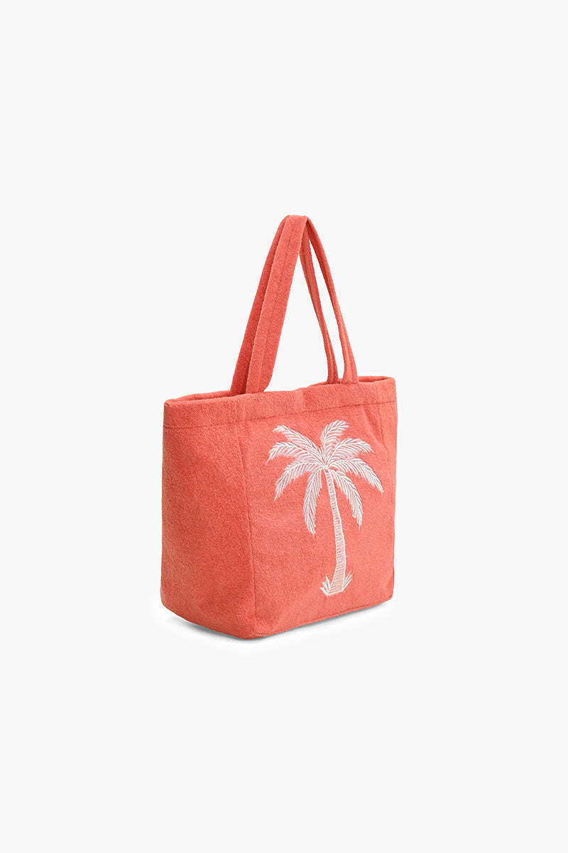 Coral Coast Palm Tote