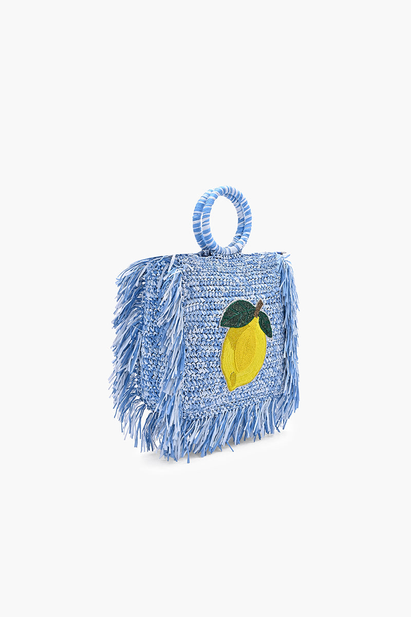 Amalfi Citrus Fringe Bag | View 4