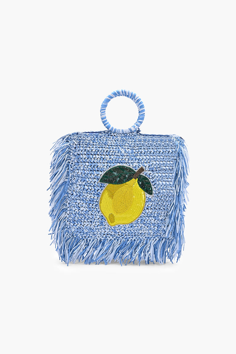 Amalfi Citrus Fringe Bag | View 2