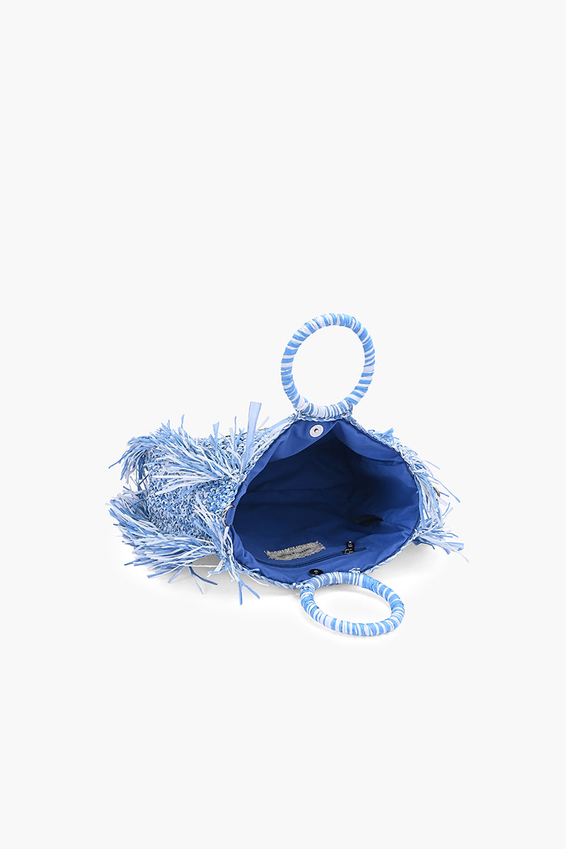 Amalfi Citrus Fringe Bag | View 6