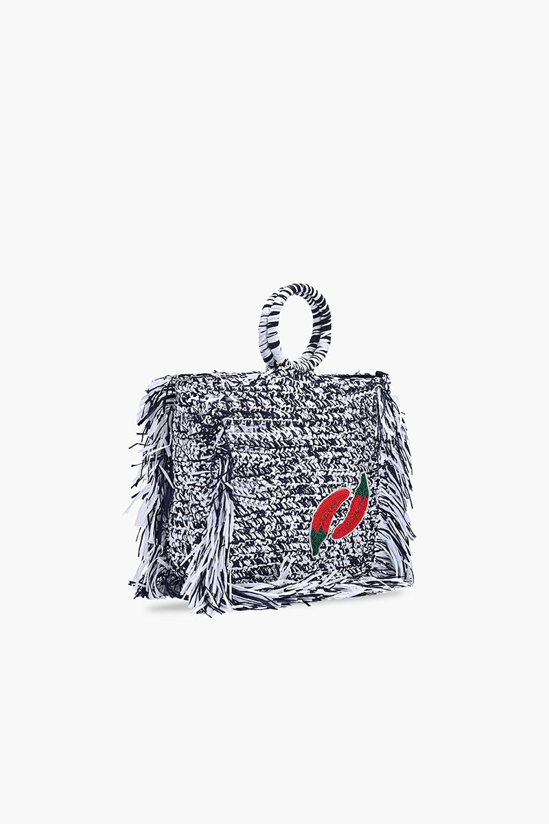 Picante Midnight Fringe Bag | View 4